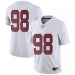 Men's Alabama Crimson Tide #98 Sam Johnson White Limited NCAA College Football Jersey 2403GVUI7